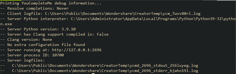 ycmdebuginfo