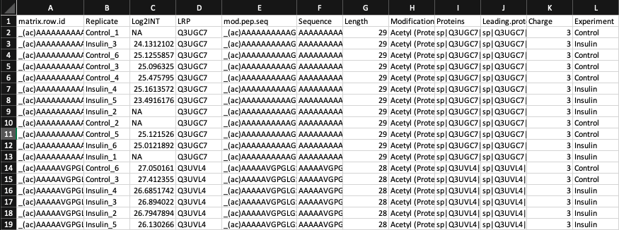 SeansData screenshot