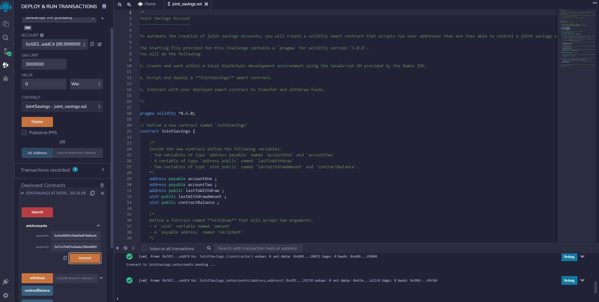 GitHub - Ethan202202/Savingsaccount-Smartcontract: Saving account on ...