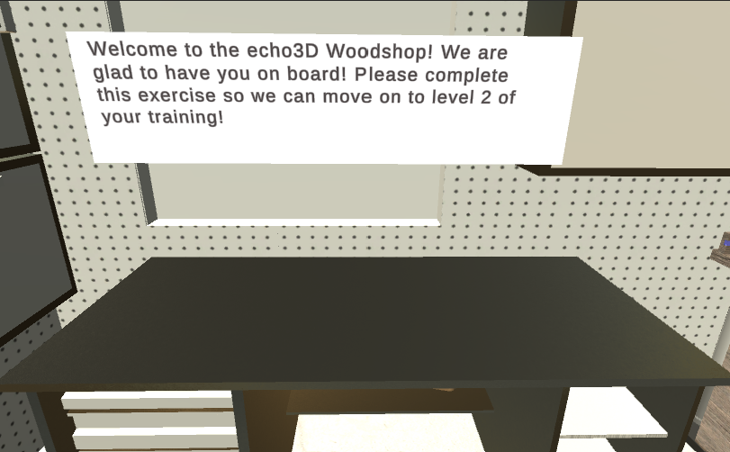 GitHub - echo3Dco/Unity-echo3D-Demo-WoodshopTraining
