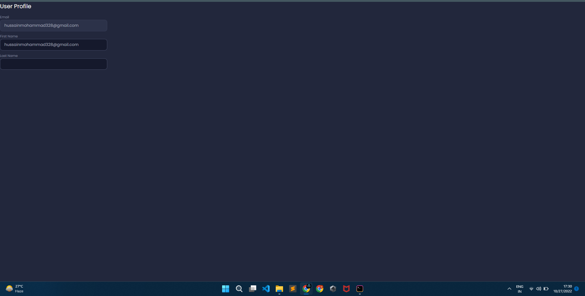 [IMPROVEMENT] change alignment of items in user's profile page · Issue ...