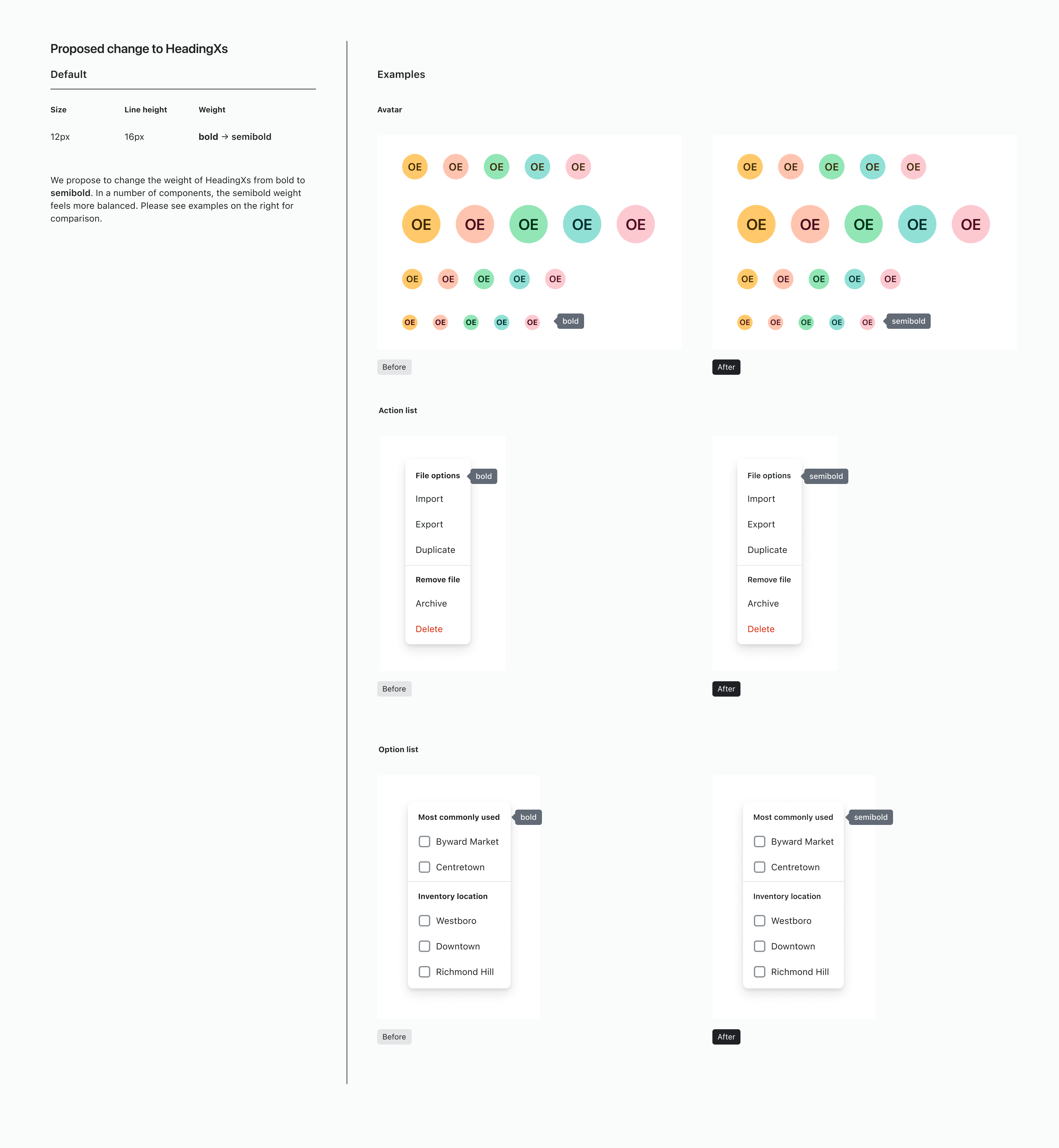 [Typography foundations] [Migration] Update the font weight of ...