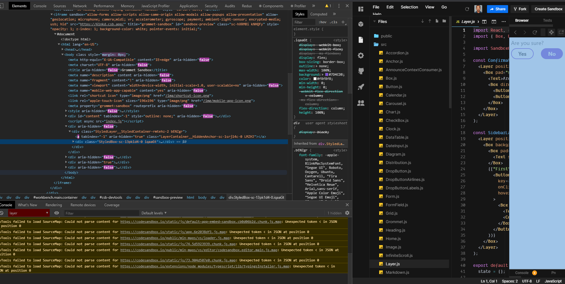 Issue with Layer component · Issue 3964 · grommet/grommet · GitHub