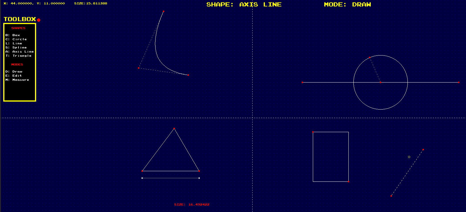 GitHub - QnNedelchev/CAD-Application: A simple Command Line CAD clone ...