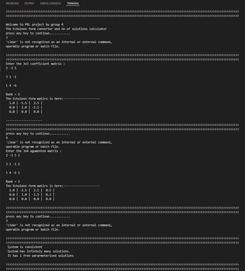 echelon form matrix sagemath