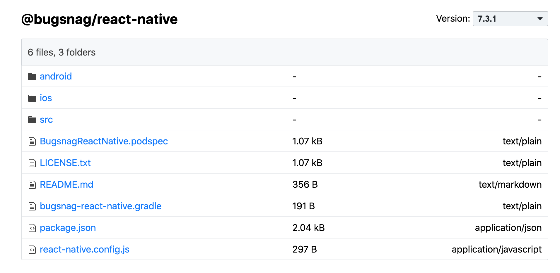 [reactnative] Missing typescript types in npm package · Issue 1001
