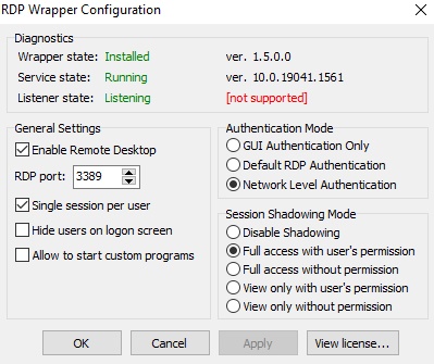 Not Supported 10.0.19041.1561 x86 · Issue #1717 · stascorp/rdpwrap · GitHub