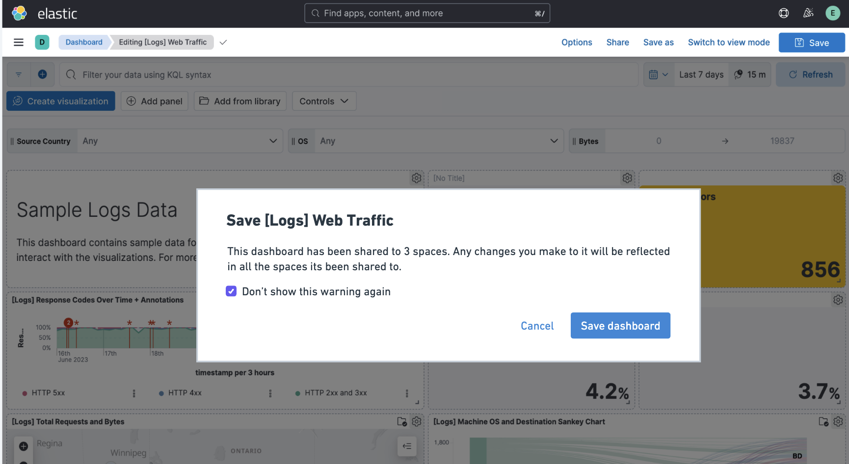[Share Dashboards] Warn users when editing a shared dashboard · Issue ...