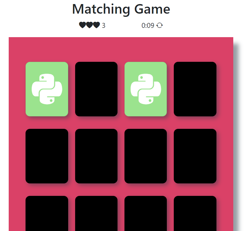 GitHub - Tamadermh/Matching-Game: This a simple project to create ...