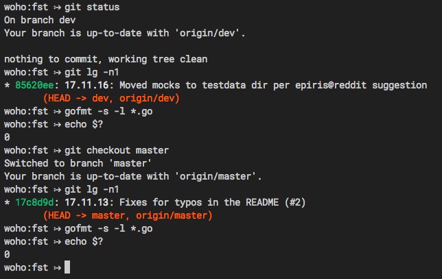Line 1: warning: file is not gofmted with -s (gofmt) · Issue #202 ...