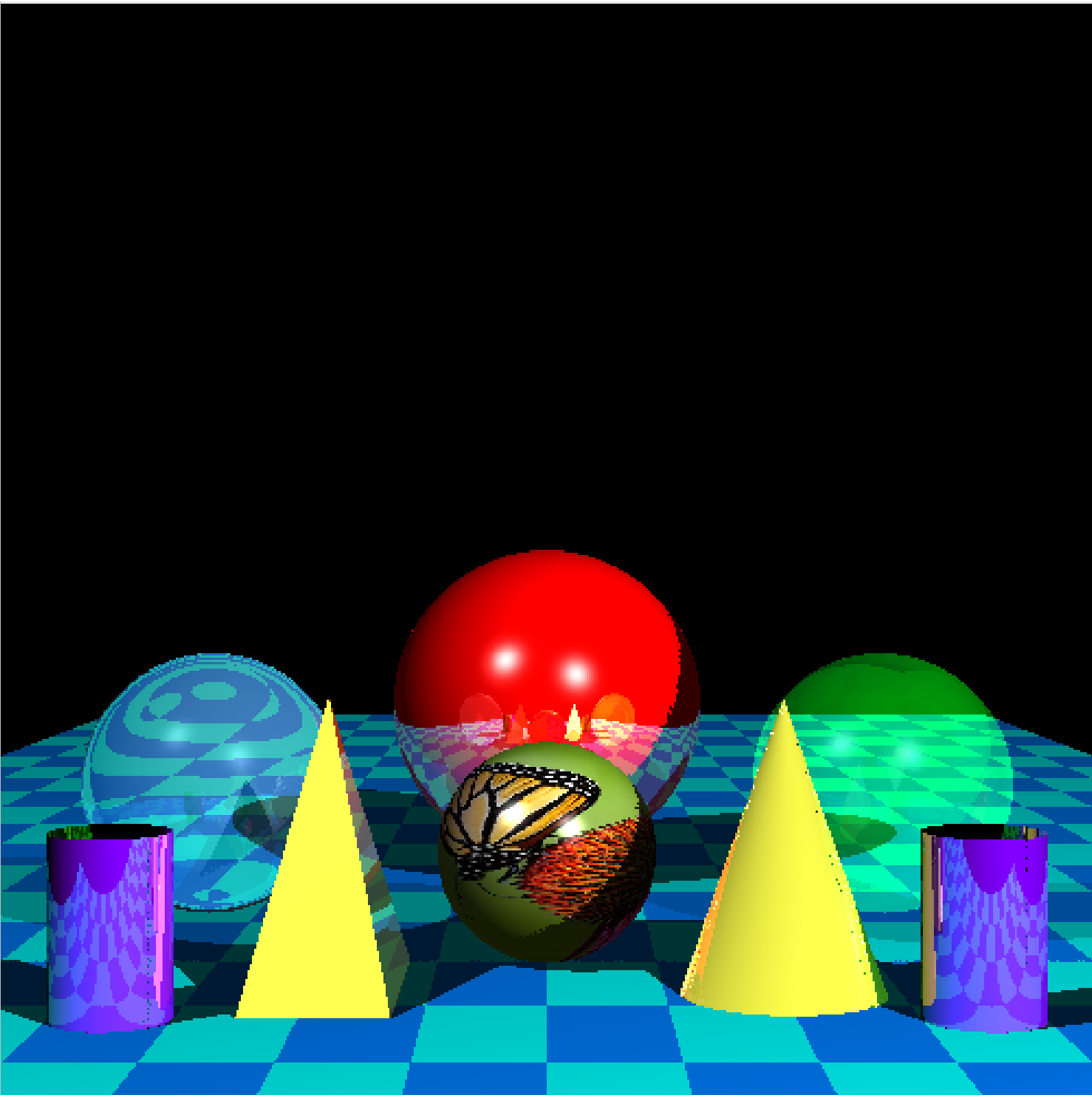 GitHub - adavidson99/ray_tracing: A scene displaying ray tracing using ...