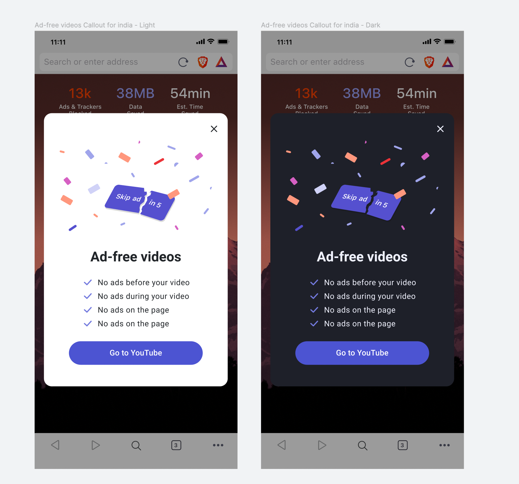 VPN popup replacement for india