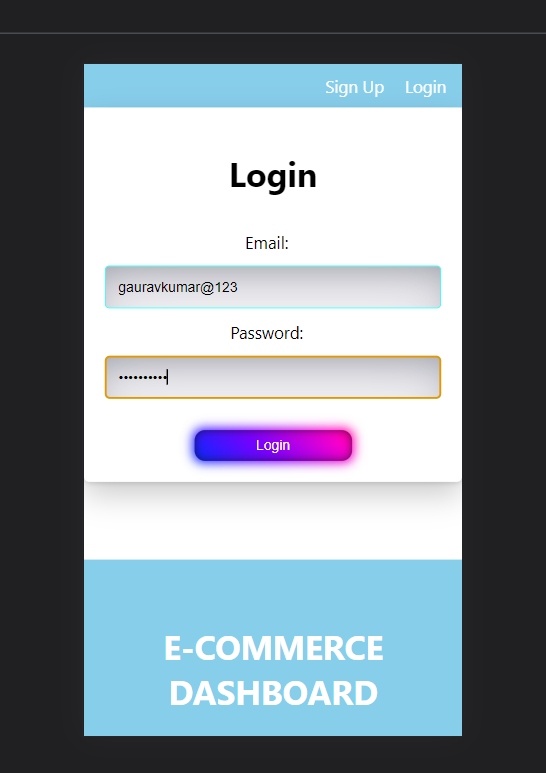 GitHub - Royalyadav9813/E-Commerce-Dashboard: This is the code of a E ...
