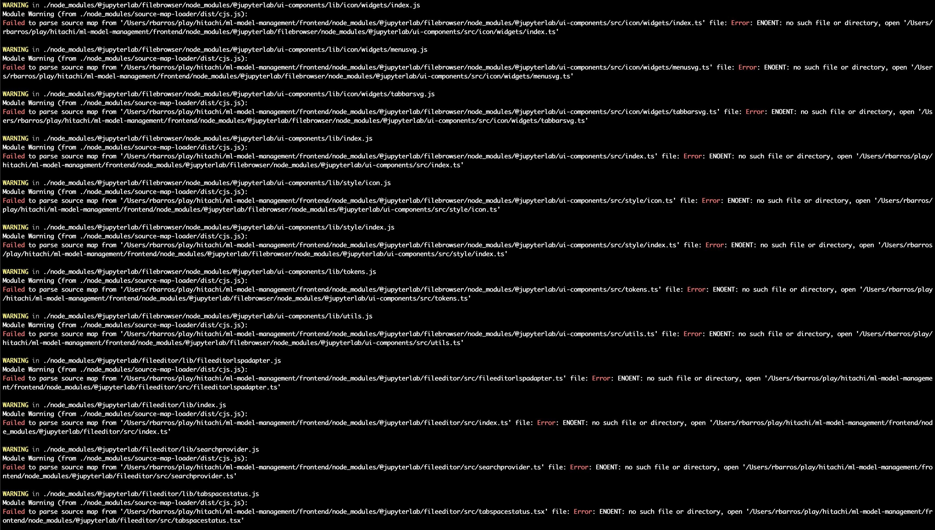 Module not found error multiple issue 44 datalayer jupyter ui