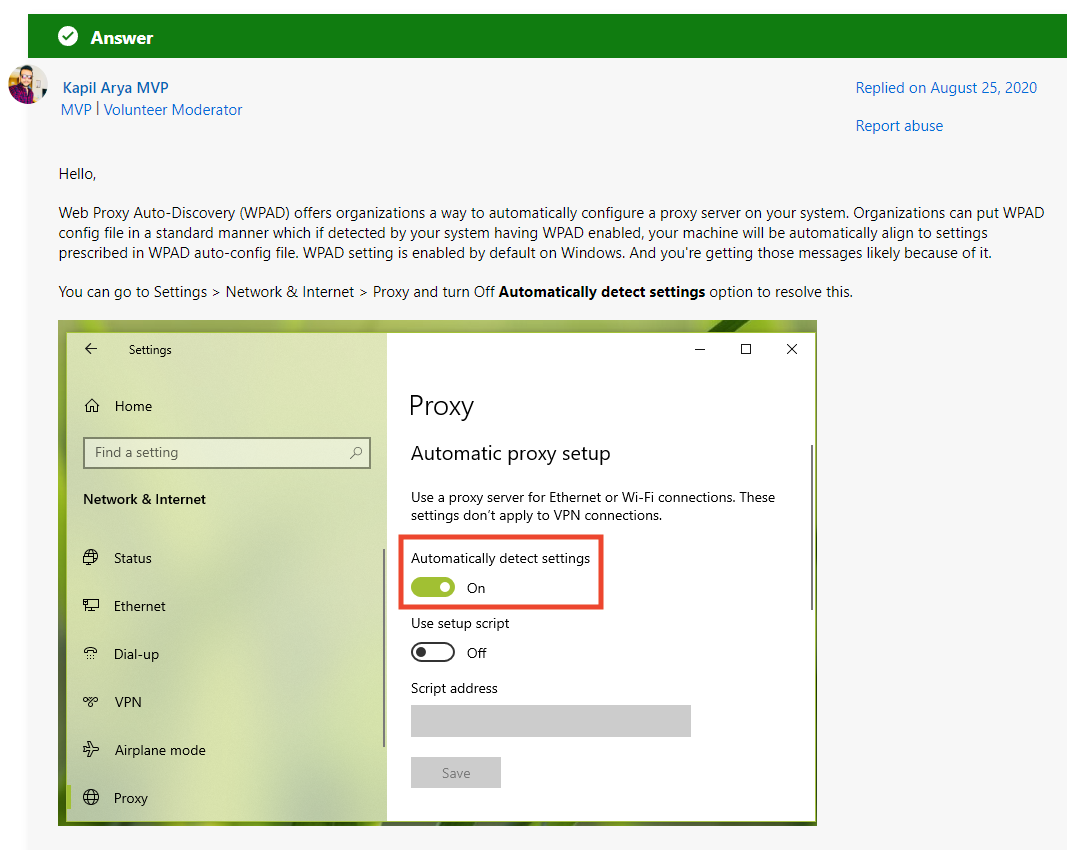 Feature Request disable automatic proxy setup · Issue 556