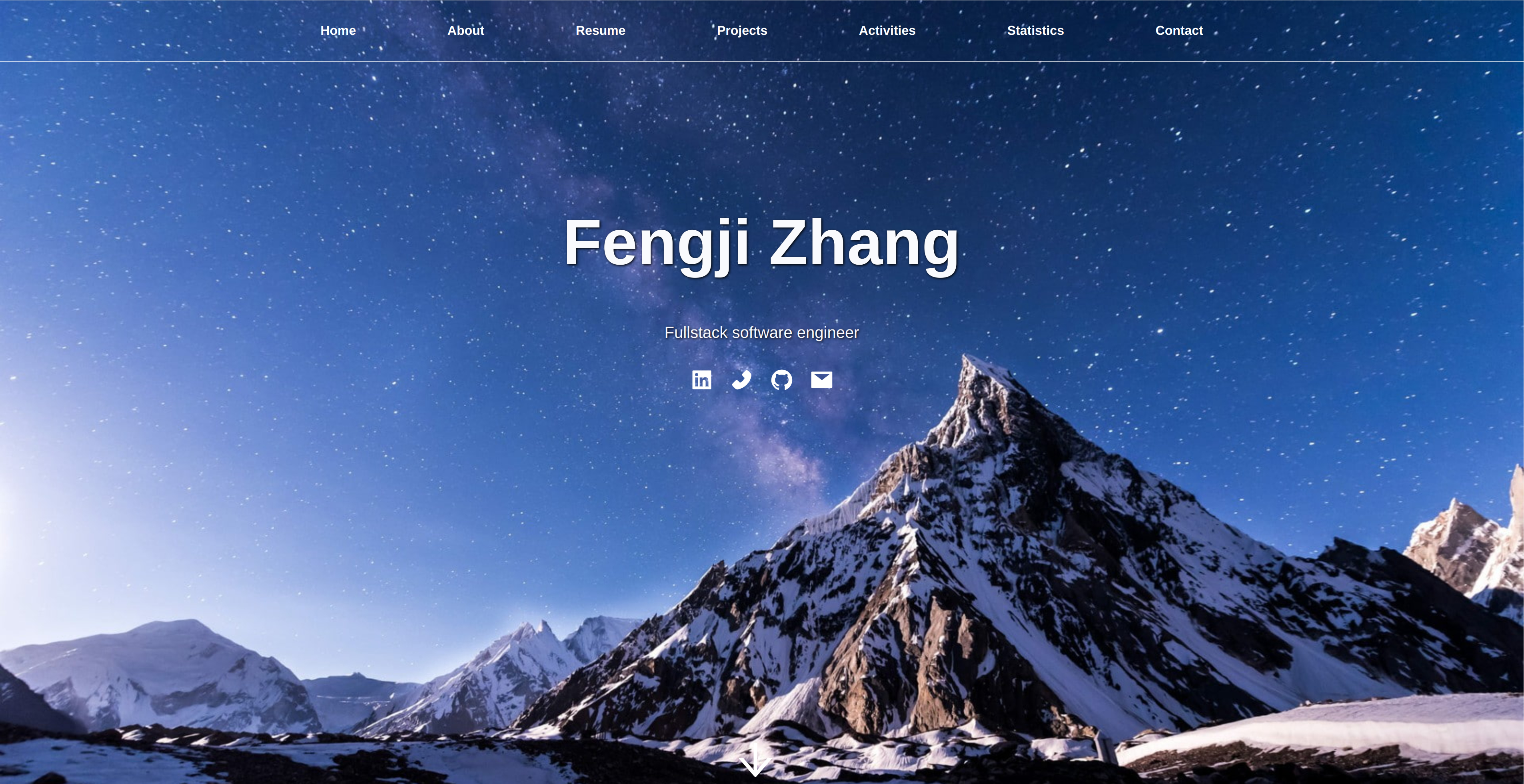 GitHub - fengjizhang/pw2.0: Personal website2.0