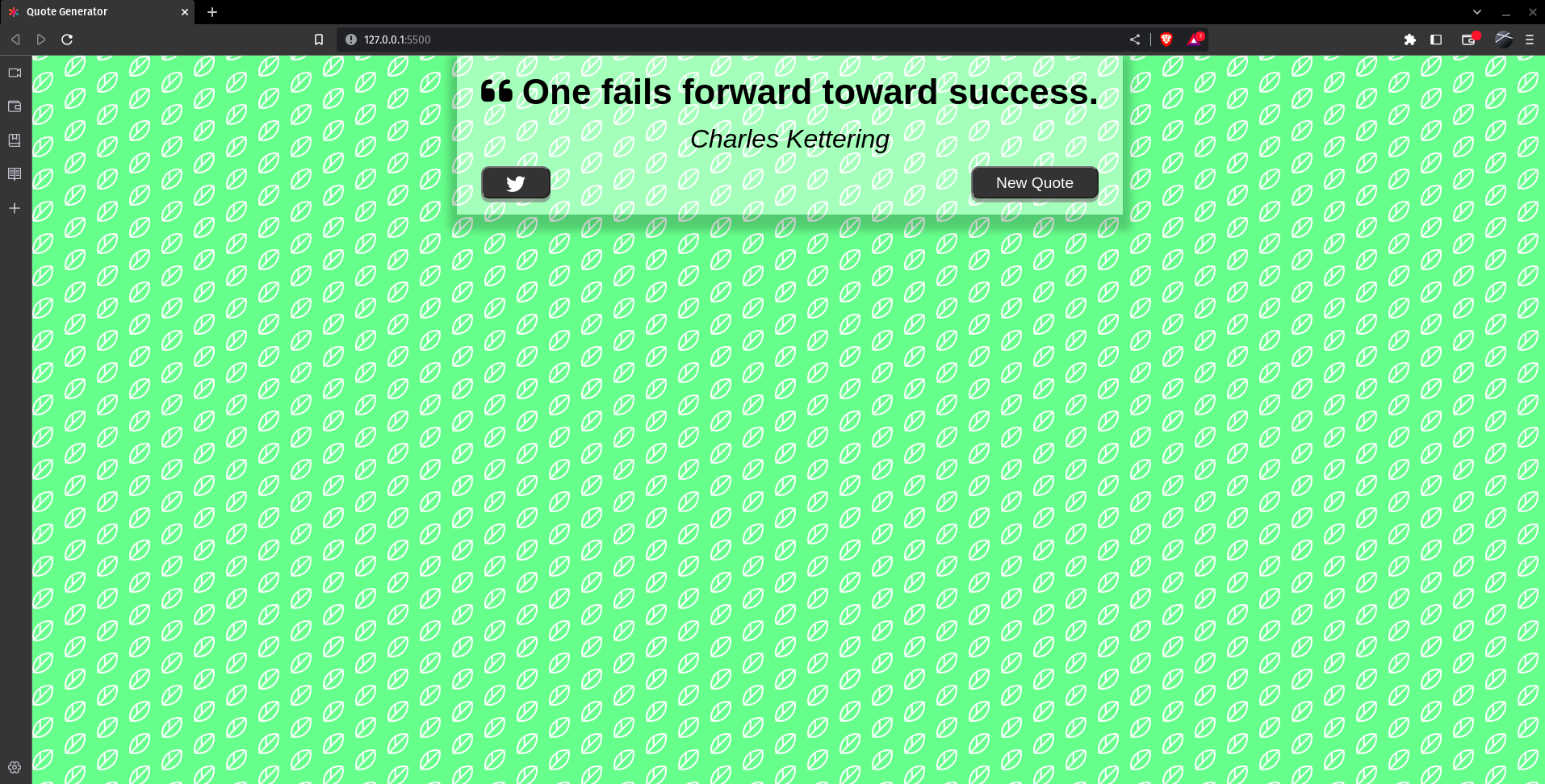 GitHub - SoloDraco/Quote-Generator: This is a website-based quote ...