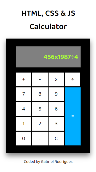 GitHub - brittola/basic-calculator: Calculator with basic operations ...