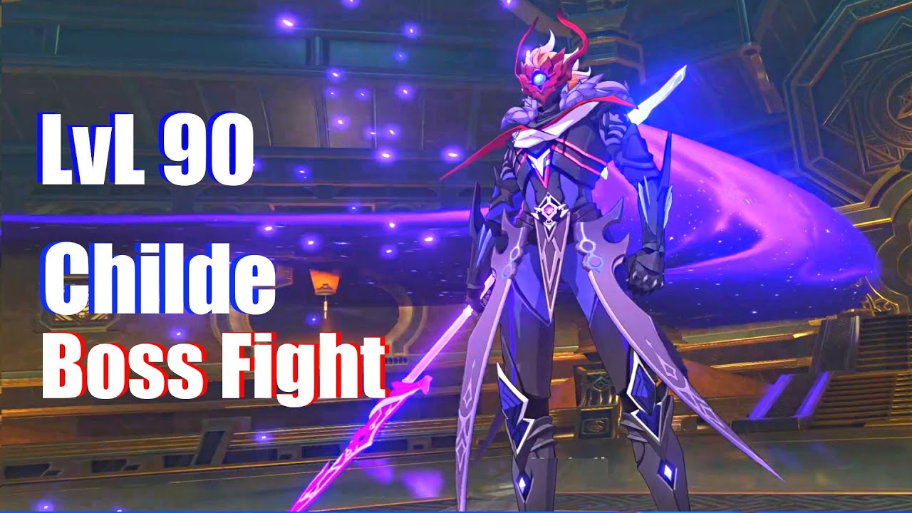 Level 90 Tartaglia Gameplay (Genshin Impact)