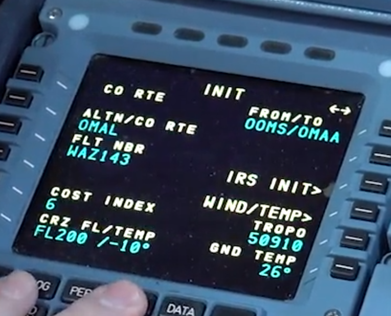 CO RTE on INIT A without CO RTE Incorrect · Issue #7577 · flybywiresim ...
