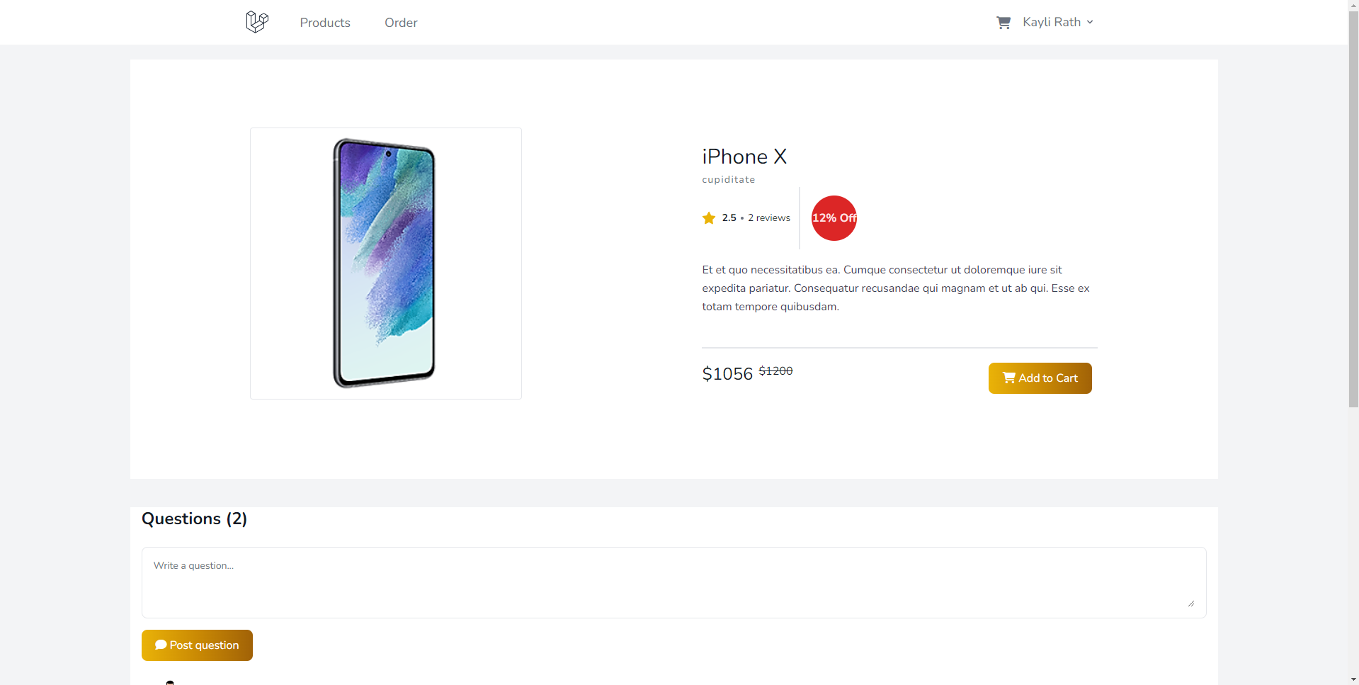 Github ensyaya laravel ecommerce